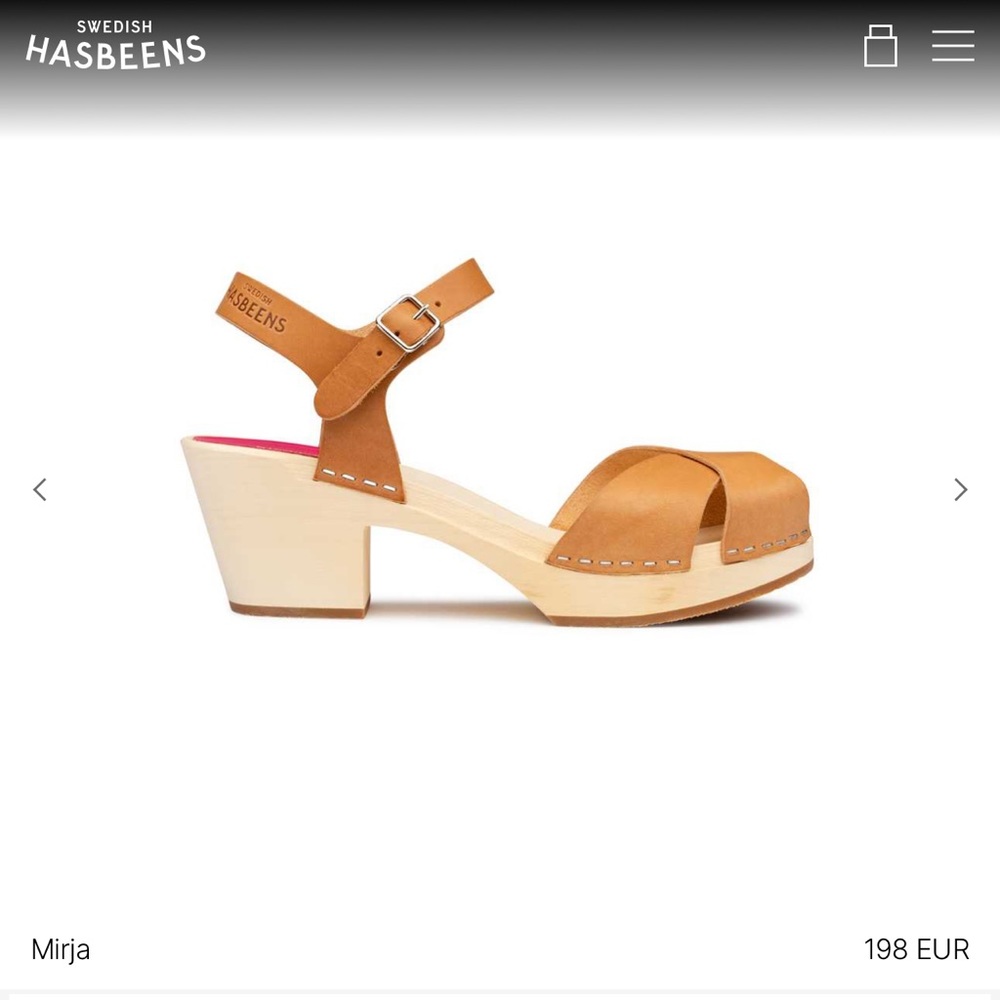 Sweedish Hasbeens Mirja soft grey suede